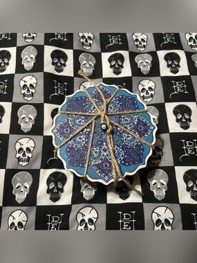 Blue Mandala Coasters Set 4 Piece Pack